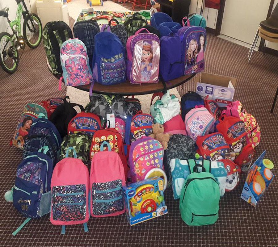 Packs of hope backpacks