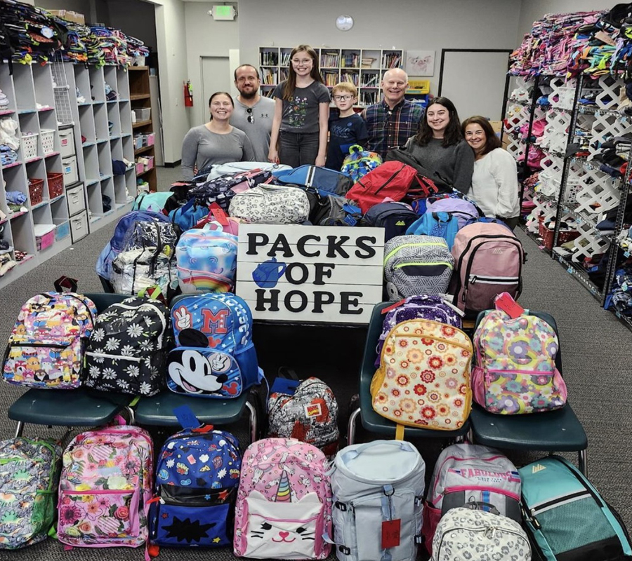 Packs of hope volunteer 